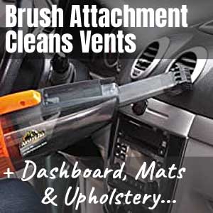 Clean Car Vents with Detailing Brush (and Dasboard, mats, Seats, etc)