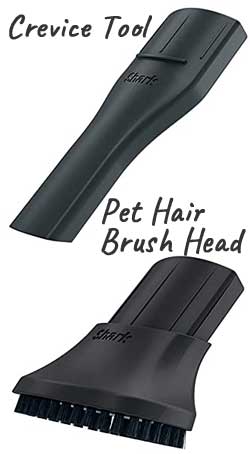 Shark Vacuum Accessories: Crevice Tool Extension and Pet Hair Brush Head
