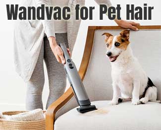 Shark Wandvac Comes with Pet hair Tool for Picking Up Fur from Furniture, Carpet, Upholstery